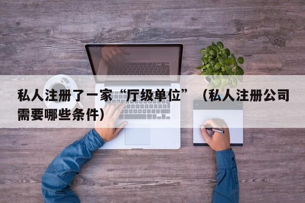 私人注册了一家“厅级单位”(私人注册公司需要哪些条件)