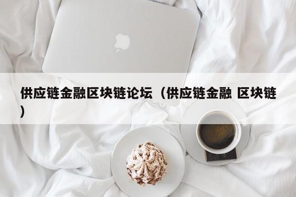 供应链金融区块链论坛(供应链金融 区块链)