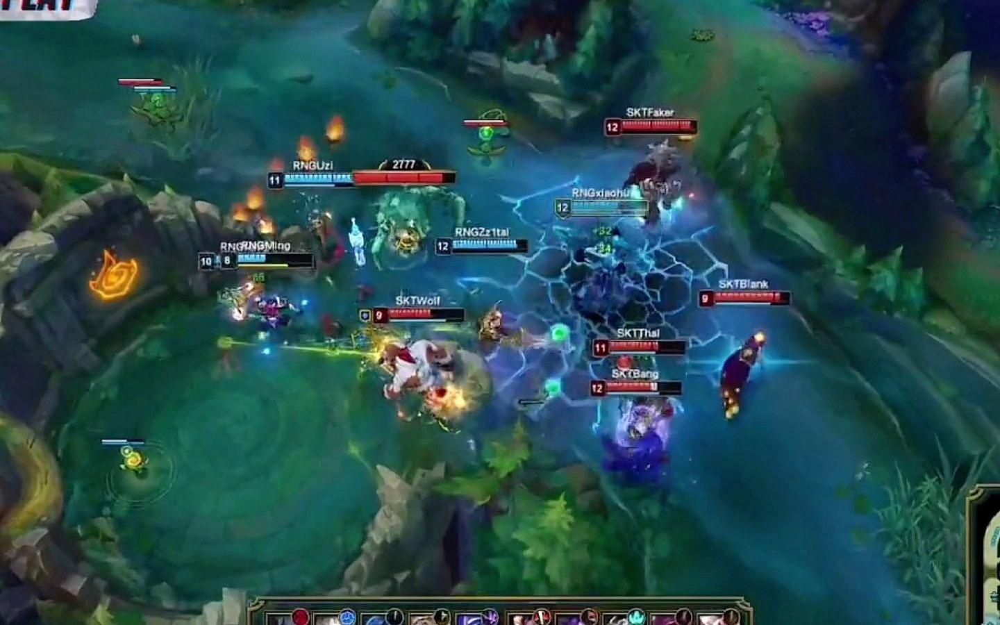rng打skt视频全球总决赛(rng vs skt 2019)
